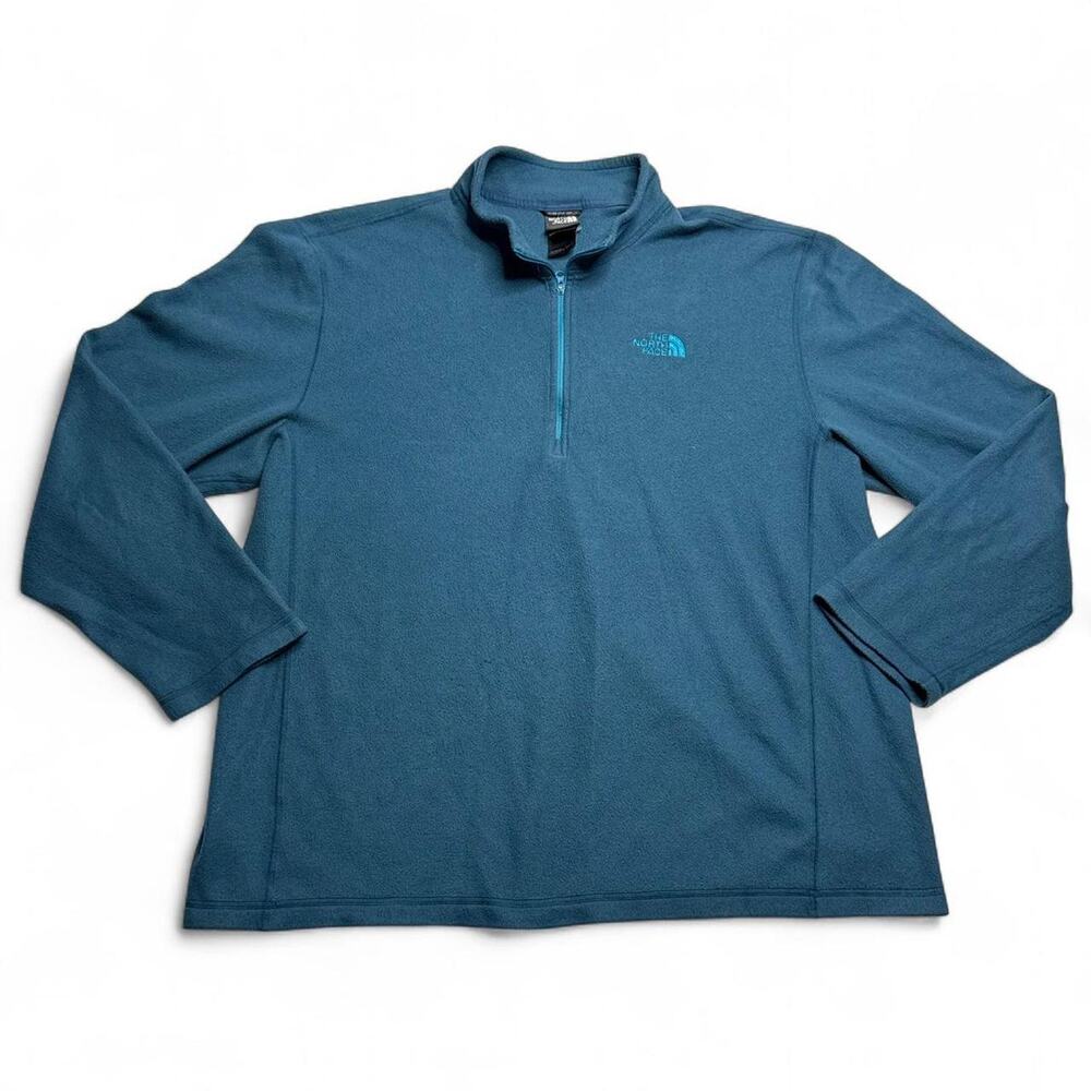 The North Face 1/4 Zip Fleece Pullover Blue XXL Men’s
